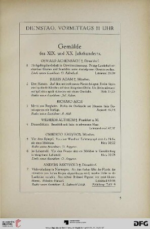 Dienstag, vormittags (Nr. 1-98)