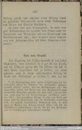 Von dem Gepäck