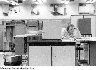 Mitarbeiter im VEB Kombinat Robotron, Werk Dresden