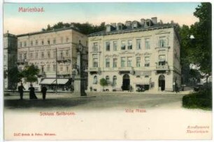 Marienbad. Schloss Heilbronn und Villa Nizza, Kaiserstraße