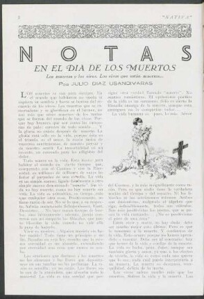 Notas- En el día de los muertos