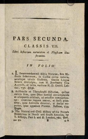 1-247, Classis VII.