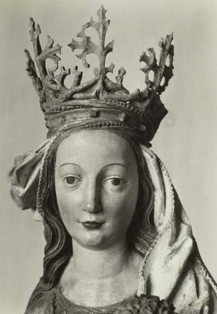 Maria mit dem Jesuskind vom Flügelaltar aus der Nikolaikirche Zwickau