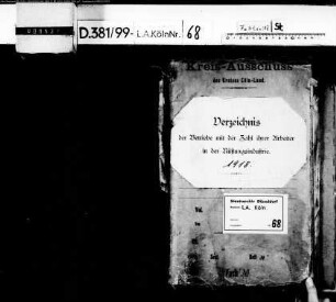 Rüstungsbetriebe (Listen der Arbeiten)