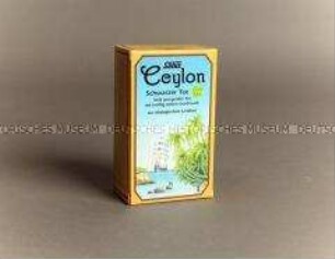 Verpackung für Tee "Salus / Ceylon / Schwarzer Tee / bio"