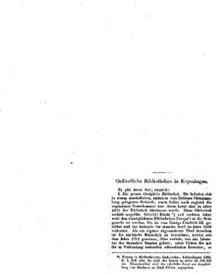 Oeffentliche Bibliotheken in Kopenhagen