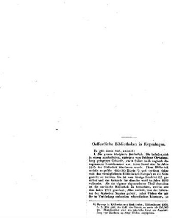 Oeffentliche Bibliotheken in Kopenhagen