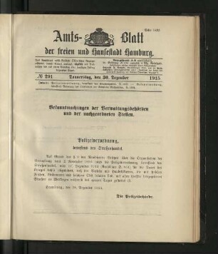 No. 291, 30. Dezember 1915