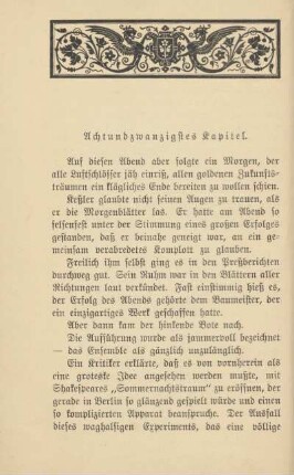 Achtundzwanzigstes Kapitel