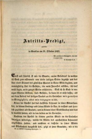 Predigten auf die Sonntage des katholischen Kirchenjahres : in der Domkirche zu Breslau gehalten ; vollständig in zwei Bänden, 1