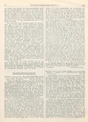 302-304 [Rezension] Neckel, Gustav, Liebe und Ehe bei den vorchristlichen Germanen
