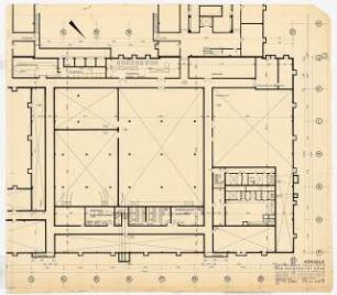 Chemische Institute der Universität Köln: Hörsäle Grundriss KG, 1:100