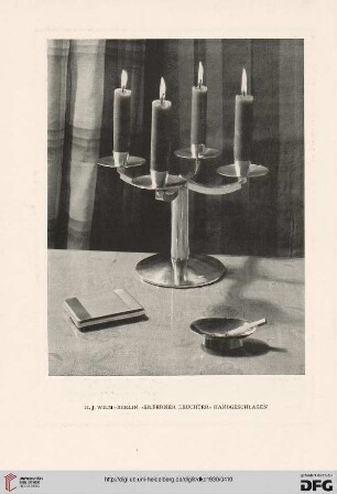 Edelschmiede-Arbeiten von H. J. Wilm, Berlin
