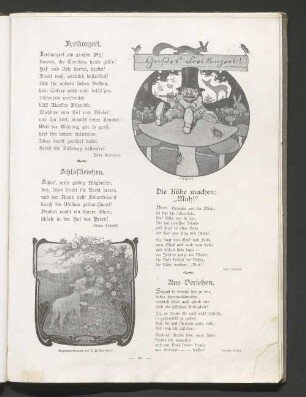 Die Kühe machen: "Muh!"