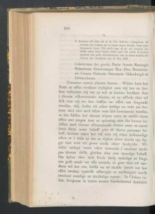 71. [K. Kristiern till R.-R. Nils Eriksson i Langetind om utrustning af krigsfolk, dat. Stockh. d. 13 Maj 1464.]