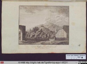 Der Stuffen-Berg bey Gernrode im Unter-Harz