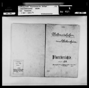 Waldmannshofen-Sechselbach: Pfarrberichte und Pfarrbeschreibungen