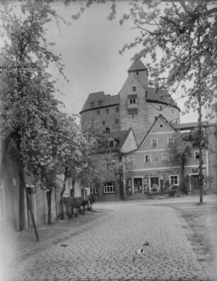 Markt Falkenberg : Markt Falkenberg. Blick zur Burg Falkenberg