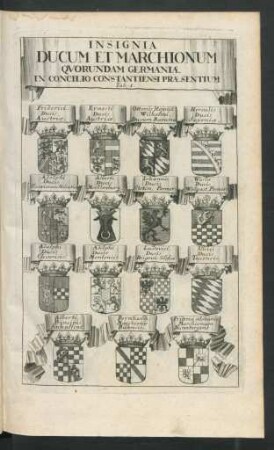 Insignia Ducum Et Marchinum Quorundam Germaniae