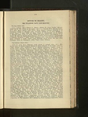 Notices To Fellows.