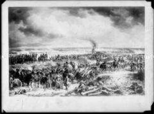 Darstellung der Erstürmung der Düppeler Schanzen 1849 durch bayerische Truppen