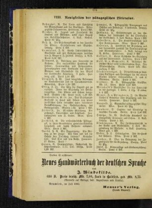 Soeben ist erschienen