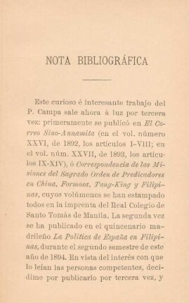 Nota bibliográfica