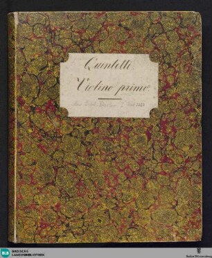 Quintetto pour deux violons, alto, violoncelle et contrebasse : Oeuv. 32