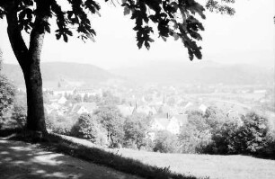 Stühlingen: Blick über die obere Straße auf Stühlingen