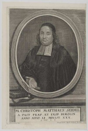 Bildnis des Christoph Matthaeus Seidel