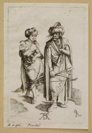 Der Orientale und sein Weib (Die Türkenfamilie)