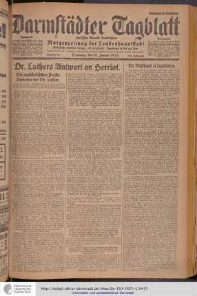 31.01.1925 (Samstag)
