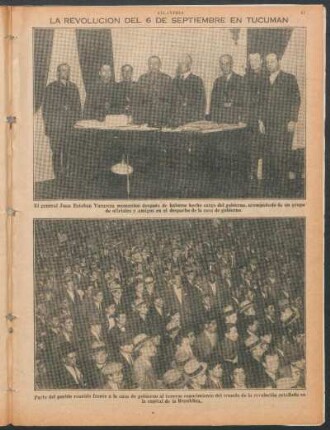 La revolución del 6 de Septiembre en Tucumán