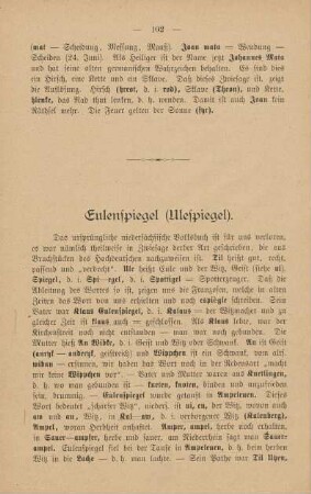 Eulenspiegel (Ulespiegel)