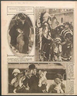 Extraños viajeros llegan a Londres [Fotografías]