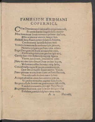 Gamēlion Erdmani Copernici.
