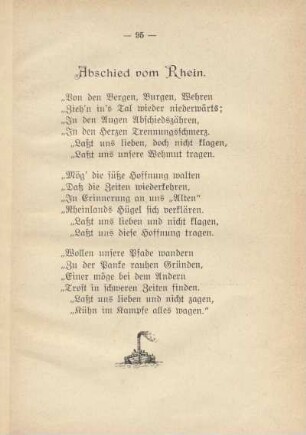 Abschied vom Rhein
