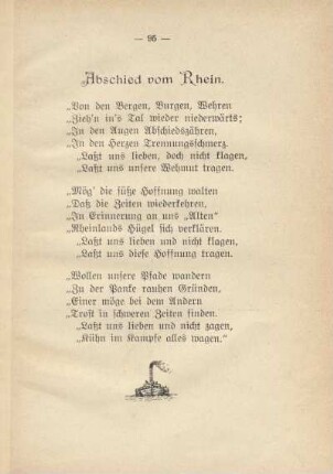 Abschied vom Rhein