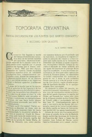 Topografía cervantina