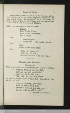 Brauch und Glauben