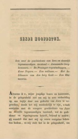 Zesde hoofdstuk