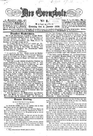 Der Grenzbote. 1876