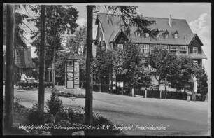Oberbärenburg. Berghotel Friedrichshöhe