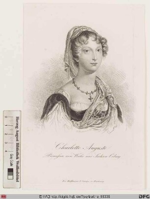 Bildnis Charlotte Augusta, Herzogin zu Sachsen-Coburg, geb. Prinzessin von Wales
