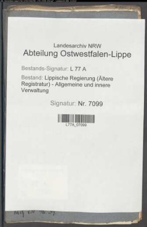 Einquartierung eines Kommandos des Generalmajors v. L'Estocq in Lipperode