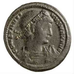 Münze, Follis, Aes 3, 330 - 333 n. Chr.