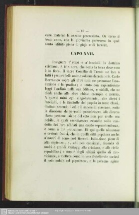 Capo XVII.