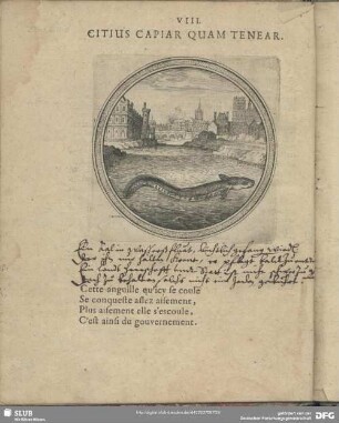 VIII. Citius Capiar Quam Tenear