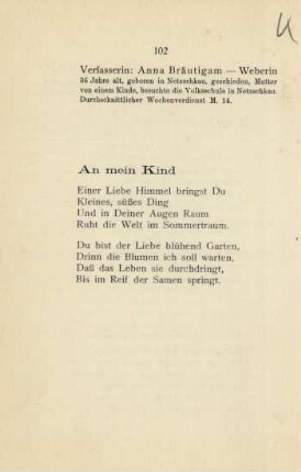 Verfasserin: Anna Bräutigam - Weberin