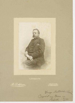 Bildnis von Waage Matthison-Hansen (1841-1911)